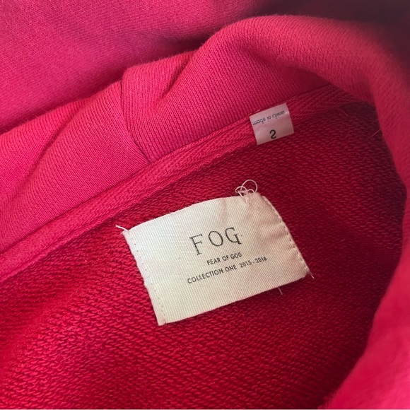 FOG Fear of God 2015 - 2016 Side Zip Hoodie Pullover - Picture 7 of 7